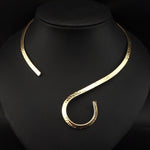 Retro Metal Exaggerated Clavicle Collar Necklace Women EX-STOCK Canada 