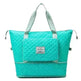 Rhombus Design Foldable Duffle: Large Capacity, Portable - EX-STOCK CANADA