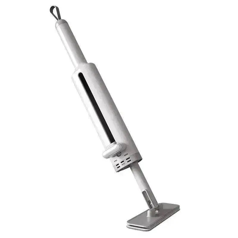 Rotatable Self-Squeeze Mini Mop With Crevice Brush Hand Wash-Free Flat Squeeze Mop With 2 Reusable Microfiber Pads, Microfiber Mop For Wet Dry Use Self Wringing Flat Mop For Floor Cleaning - EX-STOCK Canada