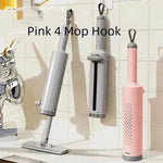 Rotatable Self-Squeeze Mini Mop With Crevice Brush Hand Wash-Free Flat Squeeze Mop With 2 Reusable Microfiber Pads, Microfiber Mop For Wet Dry Use Self Wringing Flat Mop For Floor Cleaning - EX-STOCK Canada