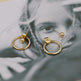 Round Metal Back Earrings EX-STOCK Canada 