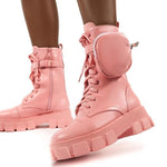 Round head female motorcycle riding boots EX-STOCK Canada 