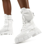 Round head female motorcycle riding boots EX-STOCK Canada 