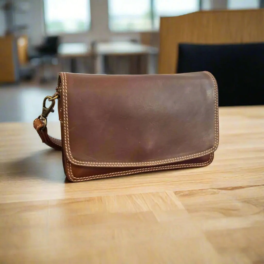 Bolsa Organizador Pequeña de Cuero Grueso RugosoEX-STOCK Canada 