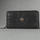 Cartera de mujer Rugged Earth con cremallera y costura tipo látigoEX-STOCK Canada 