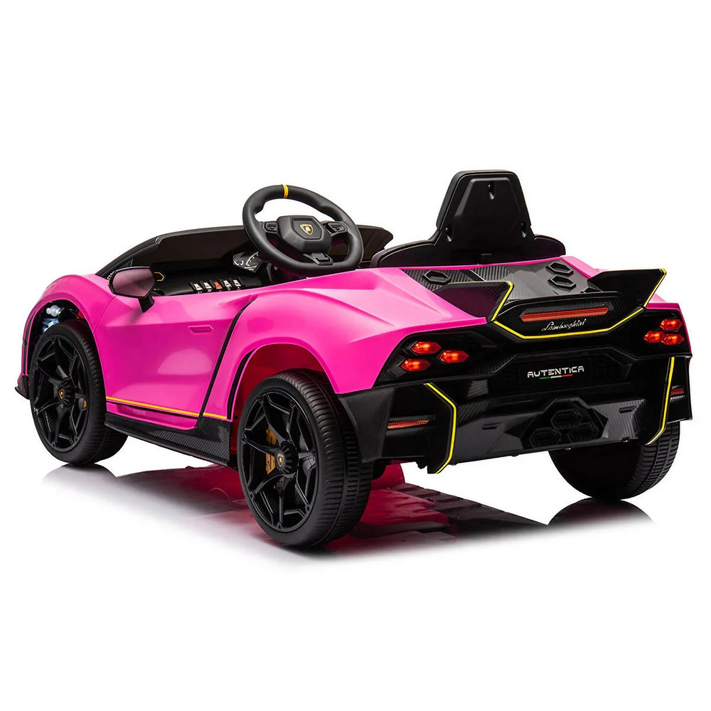 2026 Lamborghini Auténtica Kids Ride On Car with Remote Control 
