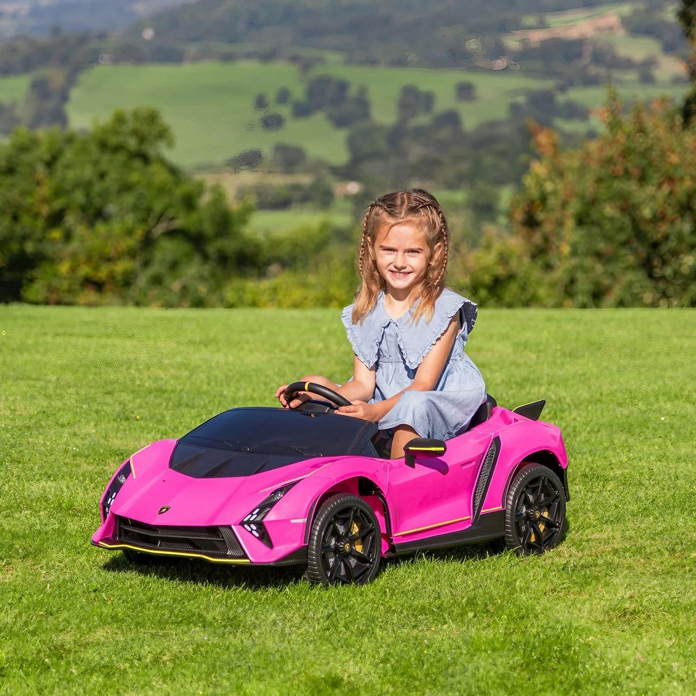 2026 Lamborghini Auténtica Kids Ride On Car with Remote Control 
