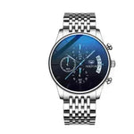 SAPPHIRE Crystal Glass Stainless Steel Fashion Men's Watches - EX-STOCK Canada