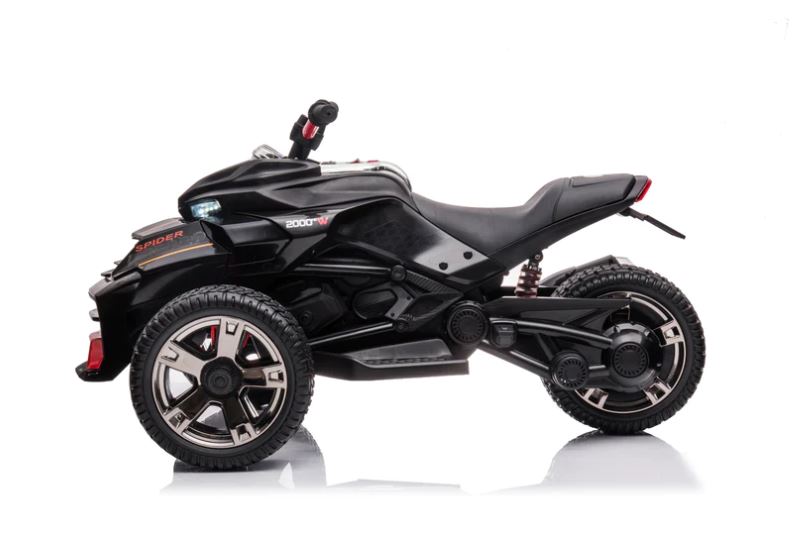 2026 24V 3 Wheel SPIDER 2 Seater Ride On Motorcycle Age 3 to 7 with Remote Control 