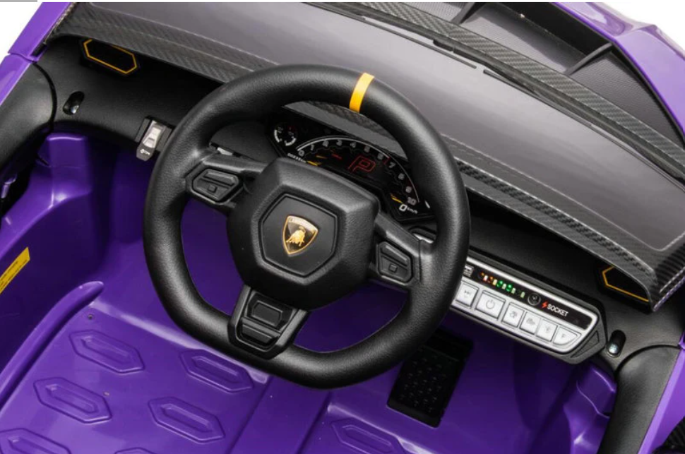 2026 Lamborghini Auténtica Kids Ride On Car with Remote Control 