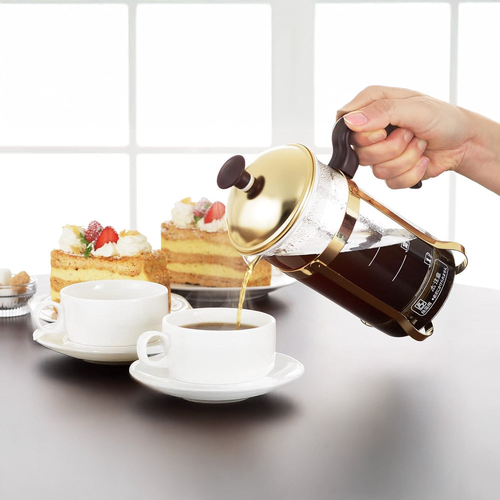 Yoshikawa Stainless Steel Coffee Press Server 600ml – Made in Japan 