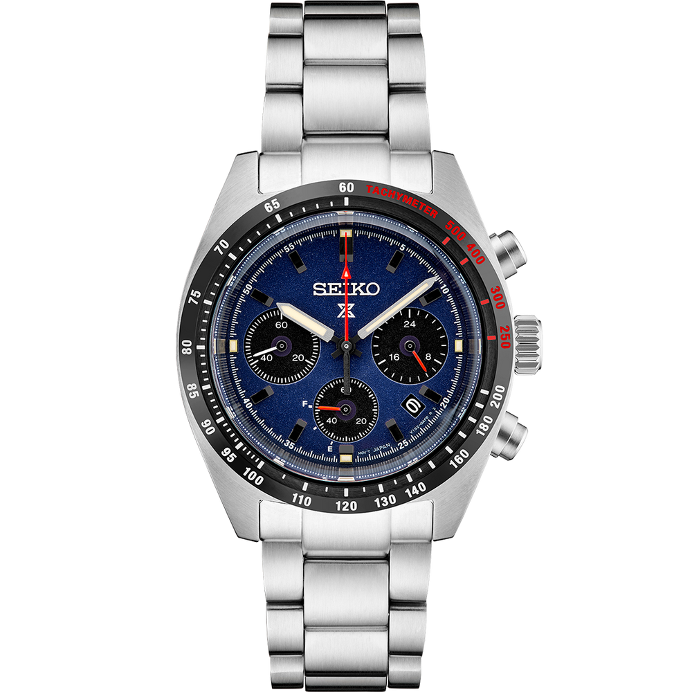 SEIKO Prospex Speedtimer Chronographe Solaire Bleu 39mm | SSC815 