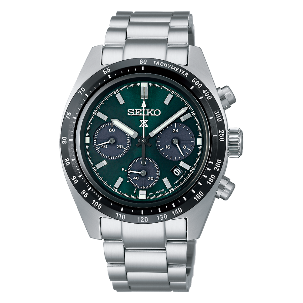 SEIKO Prospex Speedtimer Chronographe Solaire Vert 39mm | SSC933 