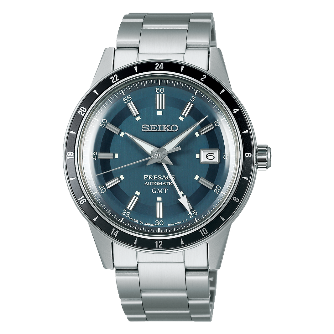 SEIKO Presage Style60s GMT Bleu Pétrol | SSK009 