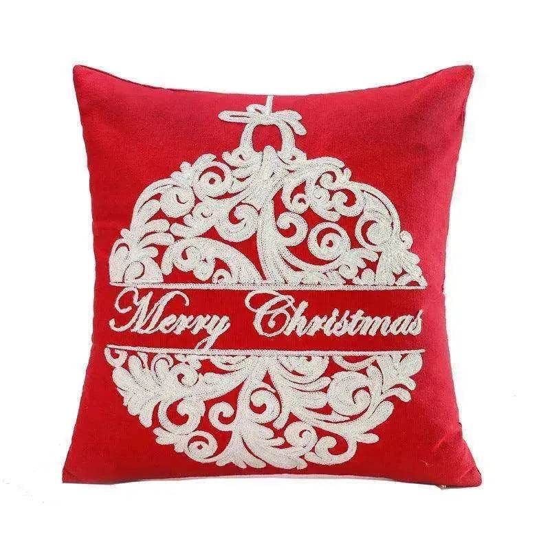 Santa Claus Tree Snowman Sofa Cushion Cover Pillow Case - EX-STOCK Canada