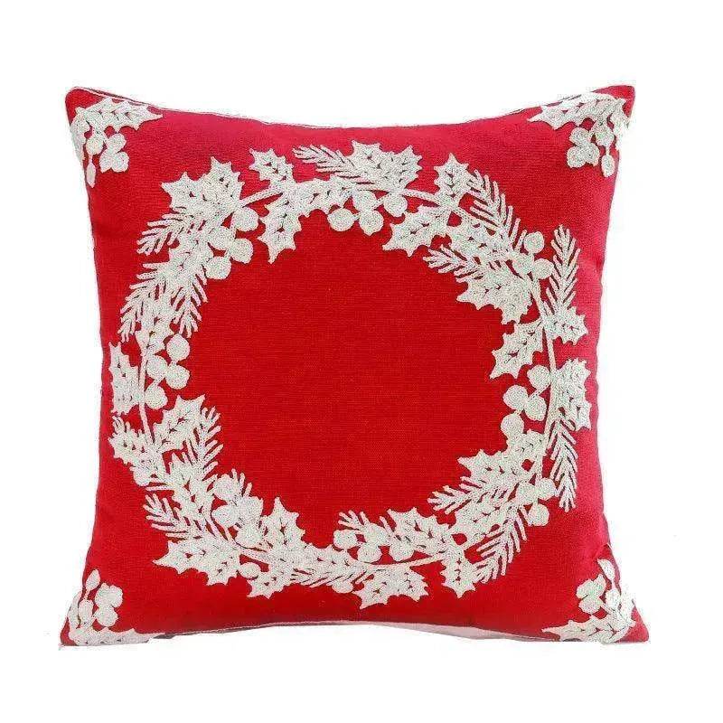 Santa Claus Tree Snowman Sofa Cushion Cover Pillow Case - EX-STOCK Canada