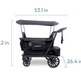 2026 Wonderfold L2 Double Stroller Wagon 
