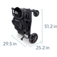 2026 Wonderfold L4 Quad Stroller Wagon 