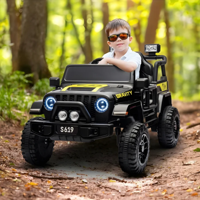 2026 12V Jeep Style Kids Ride On Car with Remote Control 