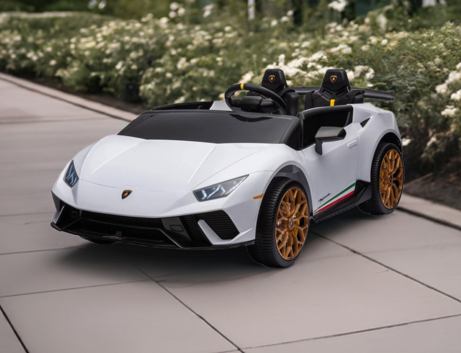 2026 Lamborghini Huracan 24V 2 Seater DELUXE Kids Ride On Car with Remote Control 