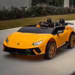 2026 Lamborghini Huracan 24V 2 Seater DELUXE Kids Ride On Car with Remote Control 