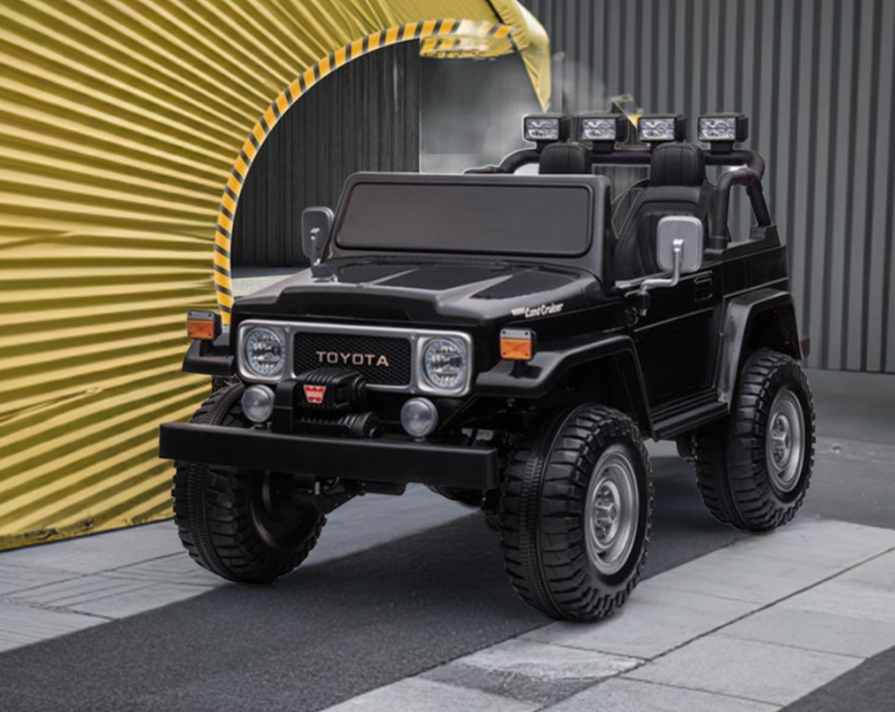 2026 24V Toyota FJ-40 4X4 2 Seater Kids Ride On Car with Remote Control DELUXE 