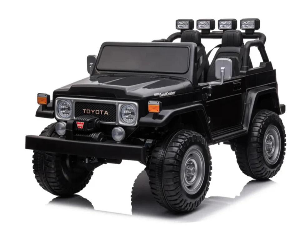 2026 24V Toyota FJ-40 4X4 2 Seater Kids Ride On Car with Remote Control DELUXE 