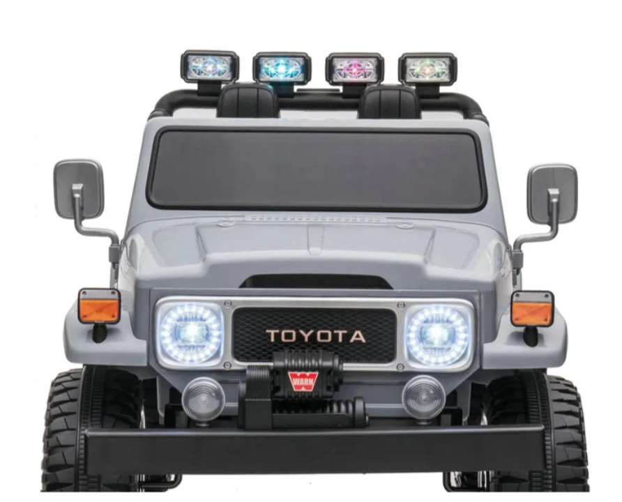 2026 24V Toyota FJ-40 4X4 2 Seater Kids Ride On Car with Remote Control DELUXE 