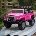 2026 24V Toyota FJ-40 4X4 2 Seater Kids Ride On Car with Remote Control DELUXE 
