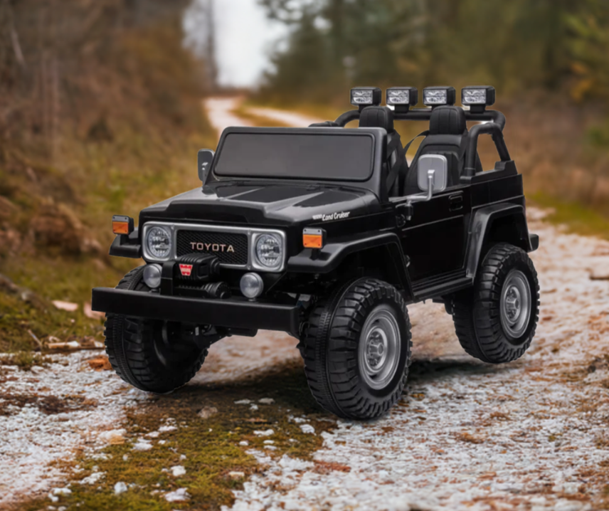 2026 24V Toyota FJ-40 4X4 2 Seater Kids Ride On Car with Remote Control DELUXE 