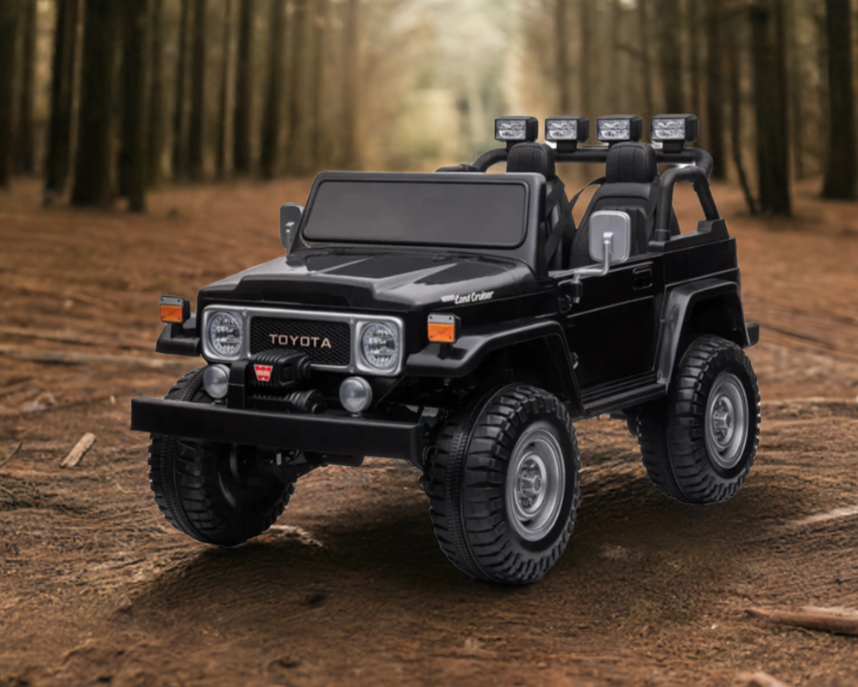 2026 24V Toyota FJ-40 4X4 2 Seater Kids Ride On Car with Remote Control DELUXE 