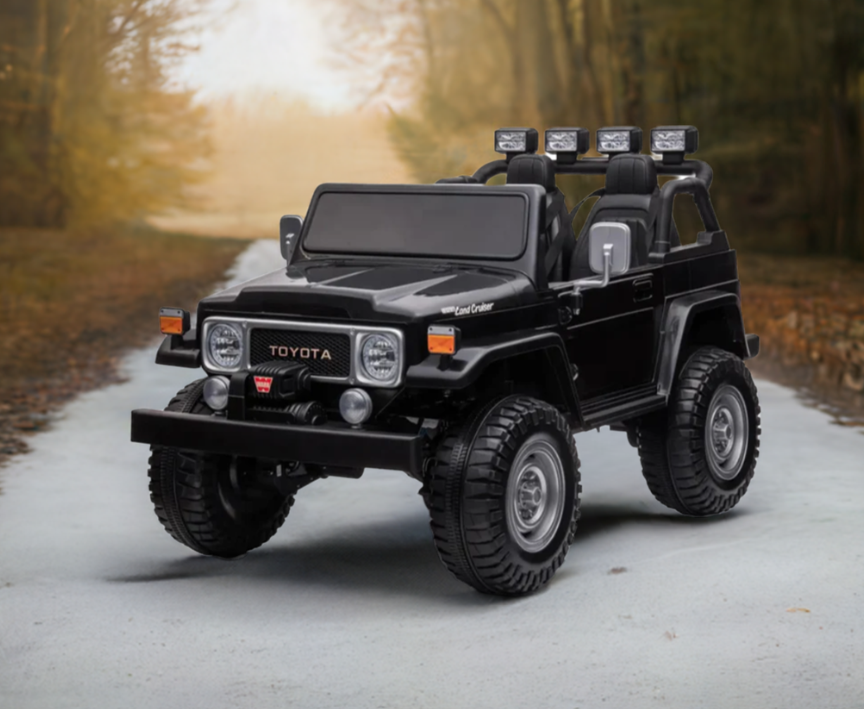 2026 24V Toyota FJ-40 4X4 2 Seater Kids Ride On Car with Remote Control DELUXE 