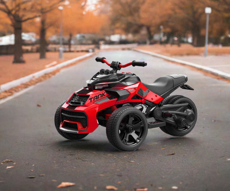 2026 24V 3 Wheel SPIDER 2 Seater Ride On Motorcycle Age 3 to 7 with Remote Control 