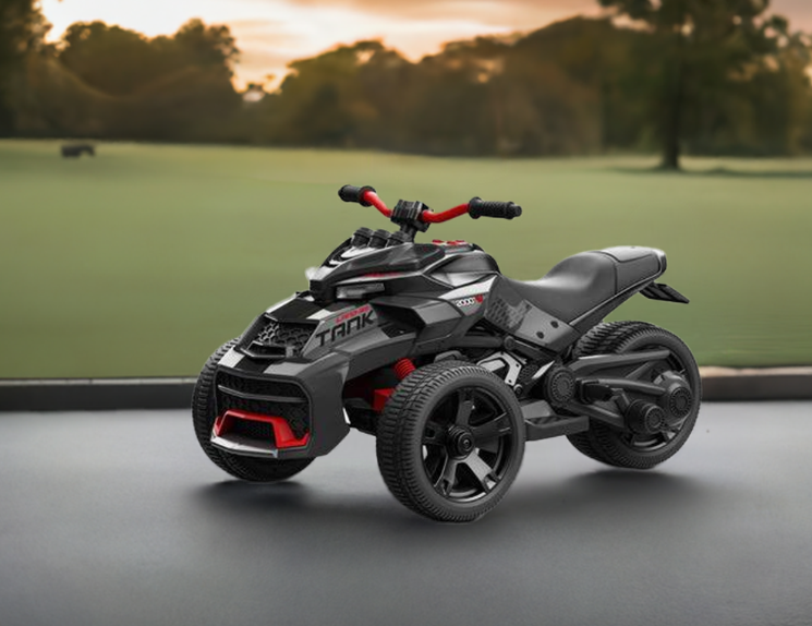 2026 24V 3 Wheel SPIDER 2 Seater Ride On Motorcycle Age 3 to 7 with Remote Control 