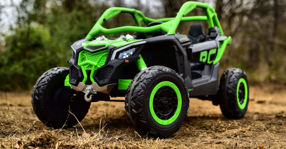 2026 2X24V CAN AM MAVERICK 4X4 2 Seater DELUXE Kids Ride On Car with Remote Control 