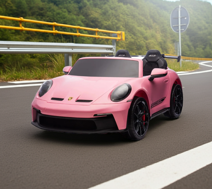 2026 24V Porsche 911 GT3 2 Seater Kids Ride On Car - NEW Silent Motor 