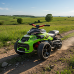 2026 24V 3 Wheel SPIDER 2 Seater Ride On Motorcycle Age 3 to 7 with Remote Control 