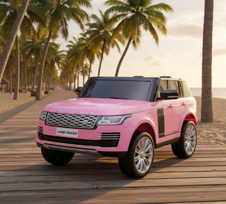 2026 Range Rover HSE 2 Seater 24V Kids Ride On Car With Remote Control DELUXE MODEL WITH LEATHER SEATS AND RUBBER TIRES 