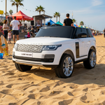 2026 Range Rover HSE 2 Seater 24V Kids Ride On Car With Remote Control DELUXE MODEL WITH LEATHER SEATS AND RUBBER TIRES 