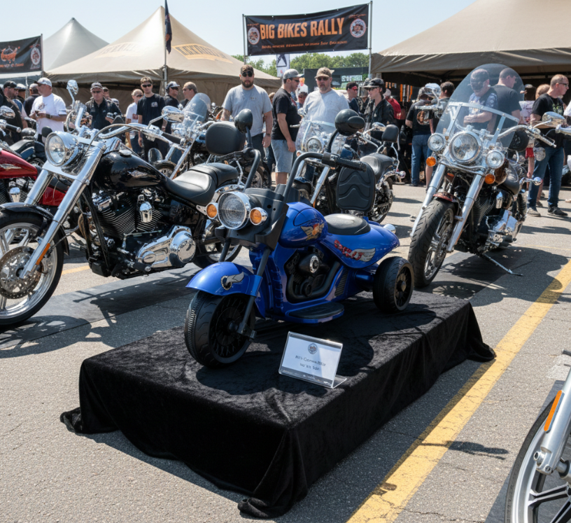 12V Chopper Cruiser 1 Seater Motorcycle 