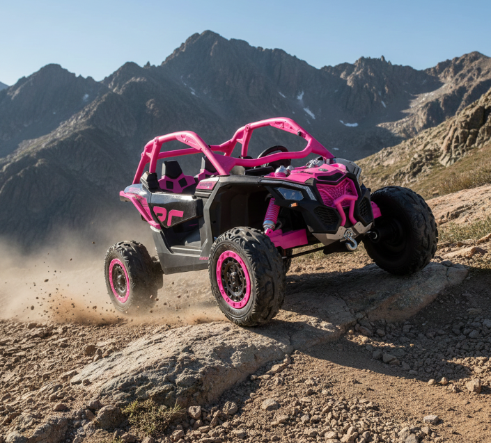 2026 2X24V CAN AM MAVERICK 4X4 2 Seater DELUXE Kids Ride On Car with Remote Control 