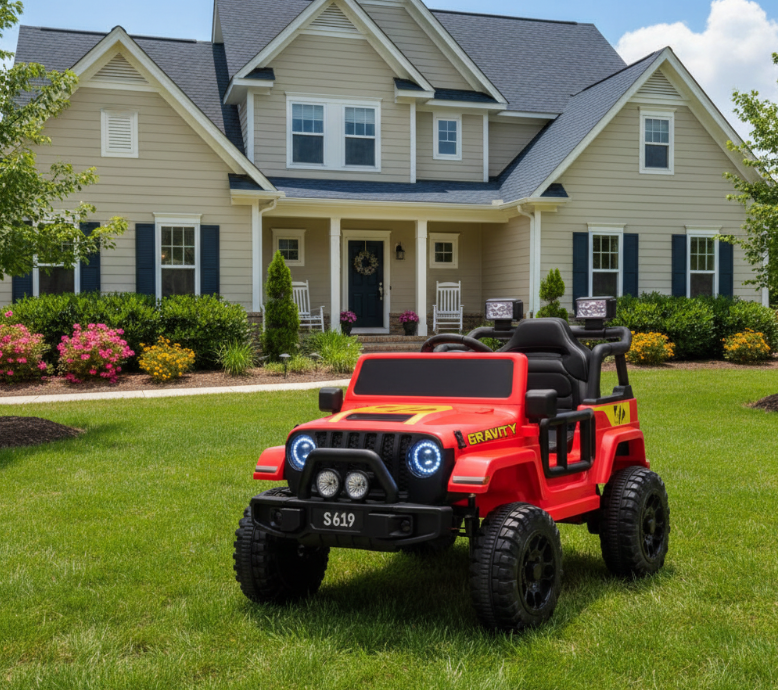 2026 12V Jeep Style Kids Ride On Car with Remote Control 