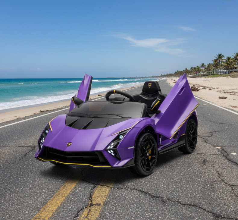 2026 Lamborghini Auténtica Kids Ride On Car with Remote Control 