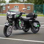12V Kids Ride on Three-Wheeled Motorcycle For Age 3 -8 