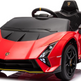 2026 Lamborghini Auténtica Kids Ride On Car with Remote Control 