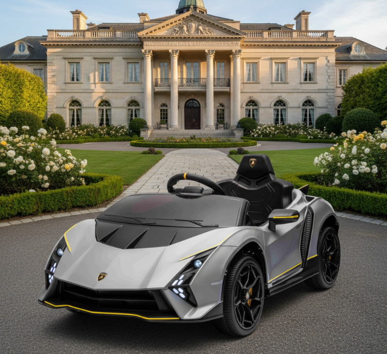 2026 Lamborghini Auténtica Kids Ride On Car with Remote Control 