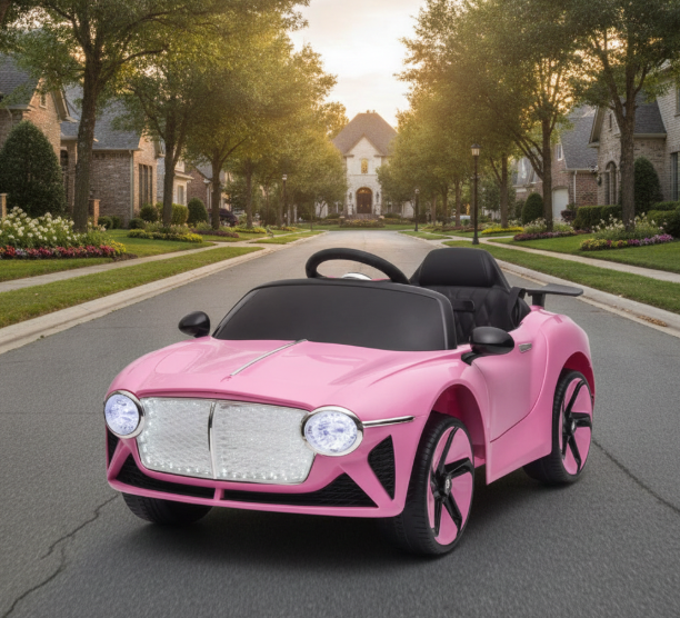 2026 Bentley Style 12V Kids Ride On Car with Remote Control 