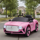 2026 Bentley Style 12V Kids Ride On Car with Remote Control 
