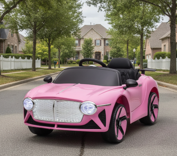 2026 Bentley Style 12V Kids Ride On Car with Remote Control 