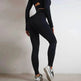 Seamless Yoga Pants Sports Gym Fitness Leggings Or Long Sleeve Tops Outfit - EX-STOCK Canada